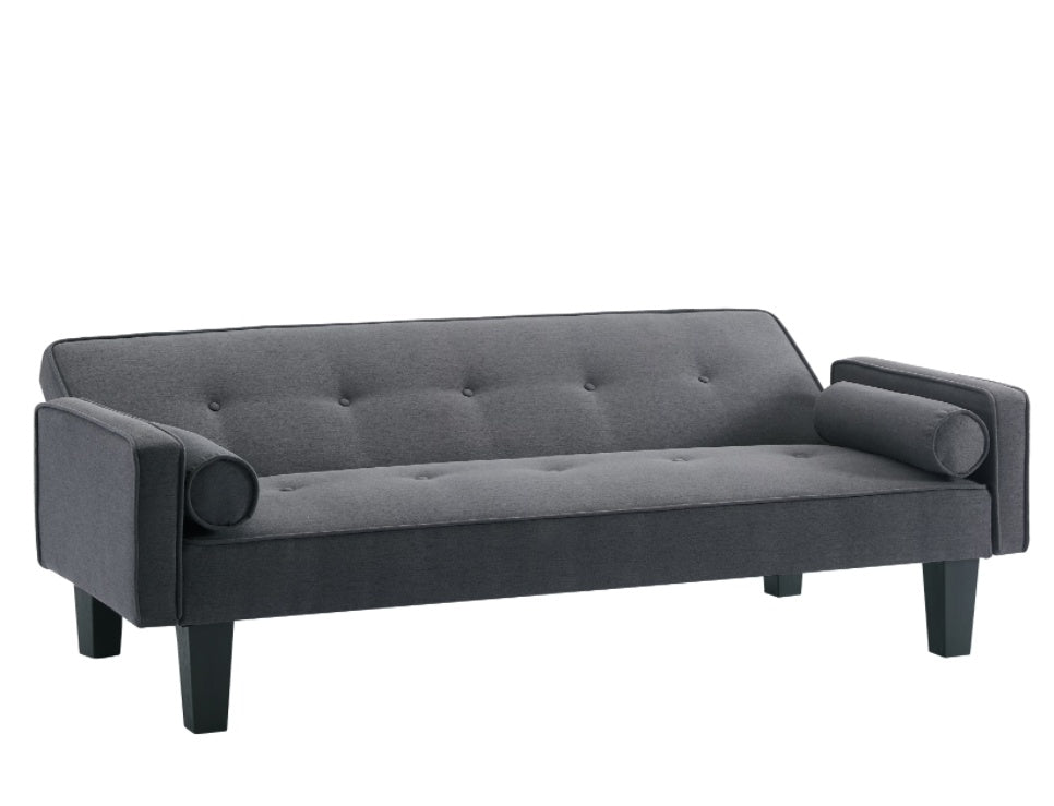 Medieval Seat Tufted Sofa With Pillows Futon