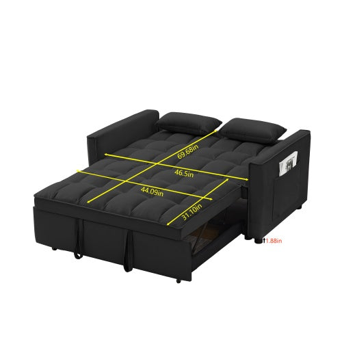 Modern Velvet Loveseat Futon Sofa Couch
