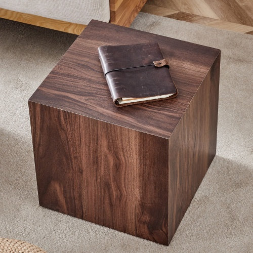 Walnut Wood Grain MDF Coffee Table - Luxurious Design, Perfect Living Room Accent