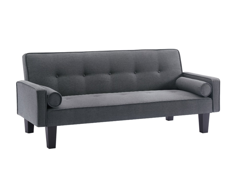 Medieval Seat Tufted Sofa With Pillows Futon
