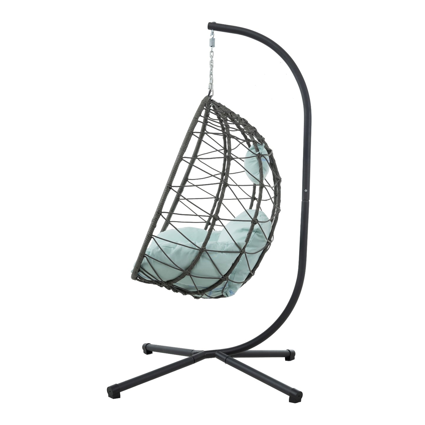 Egg Chair With Stand Swing Chair Wicker Hanging Egg Chair Hanging Basket Chair