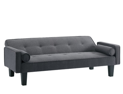 Medieval Seat Tufted Sofa With Pillows Futon