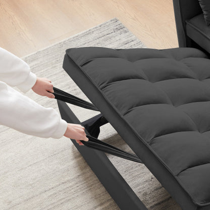 Modern Velvet Loveseat Futon Sofa Couch