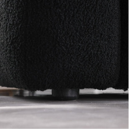 Black Boucle Sofa