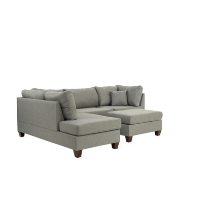 Gray 3 Piece Sectional Sofa