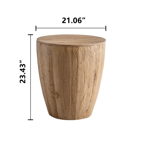 Vintage Style Bucket Shaped Coffee Table Set