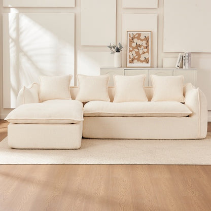 3 Seater Oversized Comfy Sofa L-Shape