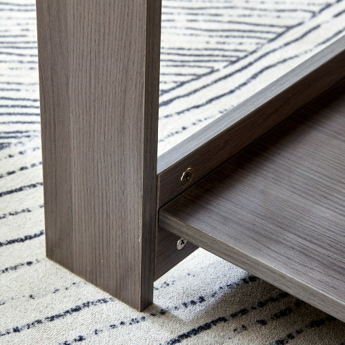 A Modern And Practical Gray Textured Coffee Table