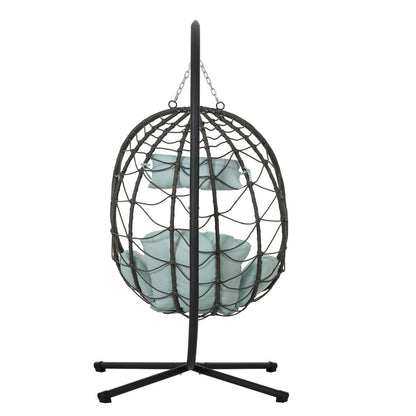 Egg Chair With Stand Swing Chair Wicker Hanging Egg Chair Hanging Basket Chair