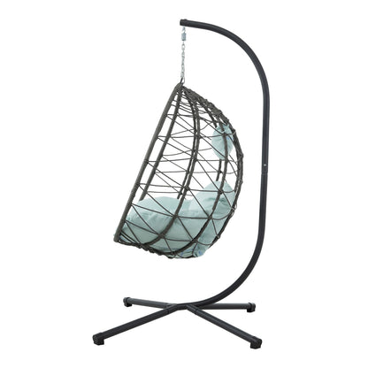 Egg Chair With Stand Swing Chair Wicker Hanging Egg Chair Hanging Basket Chair