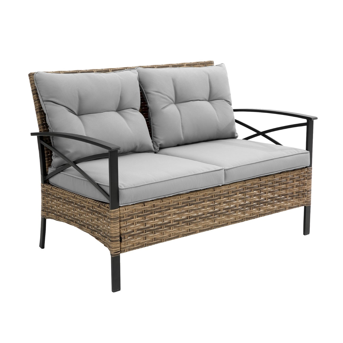 Patio Sectional Set - KD Rattan Wicker Garden