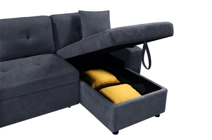 Sectional Sofa With Armrest Storage