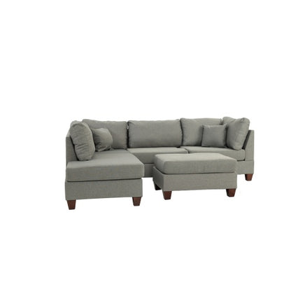 Gray 3 Piece Sectional Sofa
