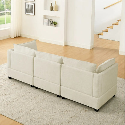 Chenille Fabric Upholstered Living Room Furniture Set
