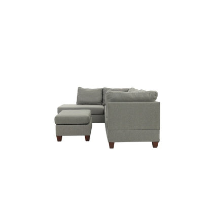 Gray 3 Piece Sectional Sofa