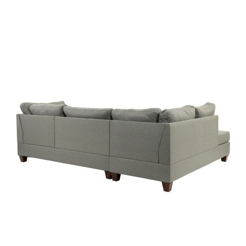 Gray 3 Piece Sectional Sofa